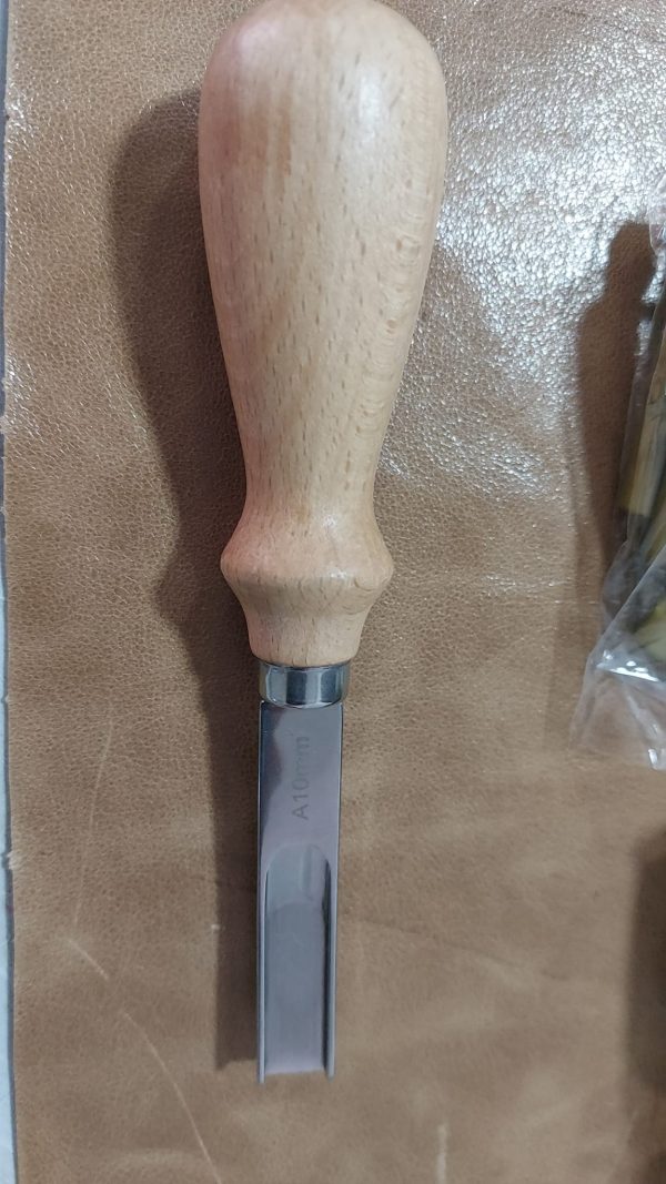 descarnador orillas  mango madera