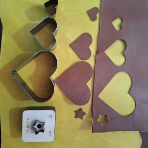set de troqueles de corazon