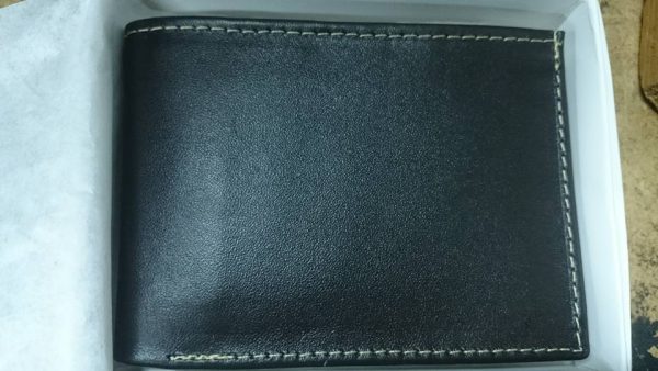 billetera de cuero para hombre